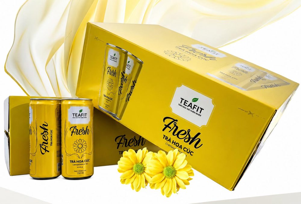 TEAFIT Fresh Trà Hoa Cúc lon 320ml